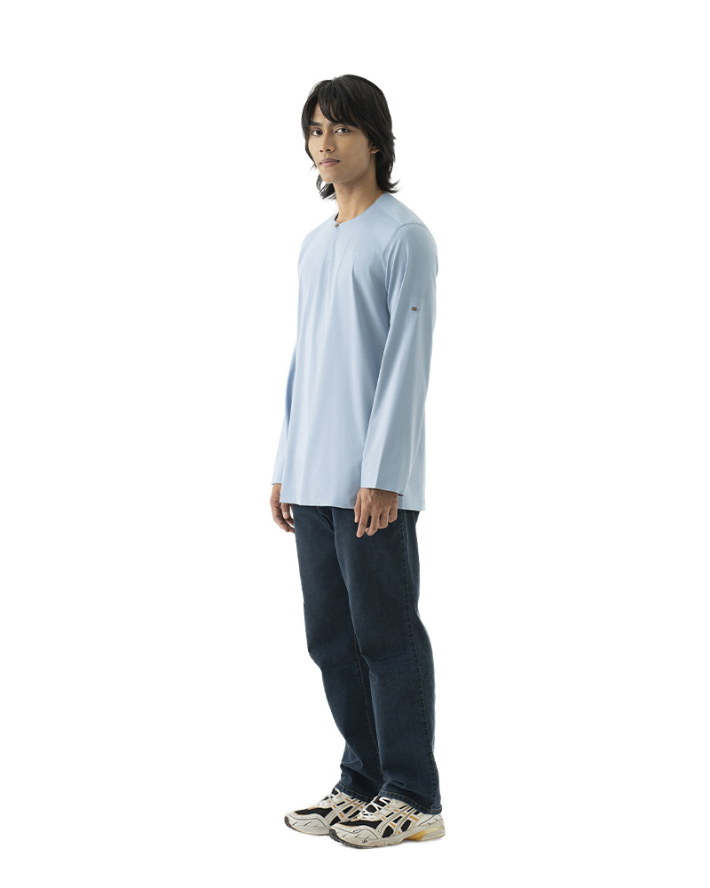 Modal Kurta Men Top - Baby Blue 14_1903976969