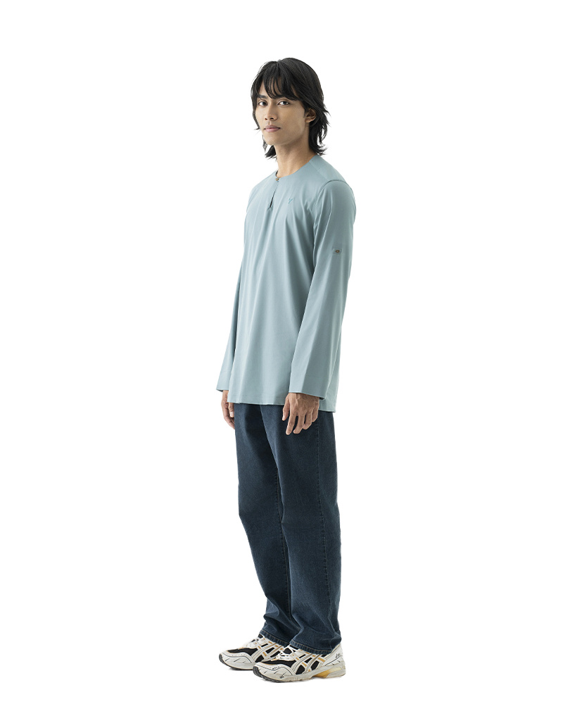 Modal Kurta Men Top - Soft Teal Green 18_1576594839